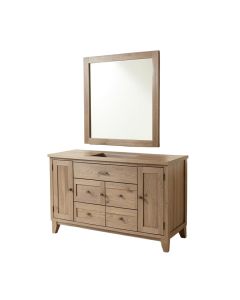 Claire 60 '' Single Bathroom Vanity Set (synthetic illustration; no displayed measurements)