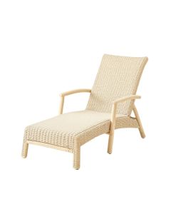 Cove Bend Outdoor Lounge Chair - Cream (synthetic illustration; no displayed measurements)