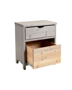 Maple Bridge Freestanding Pull-Out Hamper Cabinet - Gray (synthetic illustration; no displayed measurements)