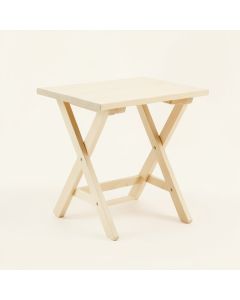 Fern Crossing Compact Balcony Table - Ivory (synthetic illustration; no displayed measurements)