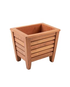 Oak Canyon Empty Raised Planter - Terracotta