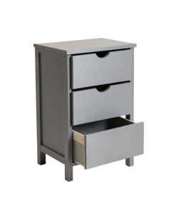 Dune Dale Freestanding Pull-Out Hamper Cabinet - Gray