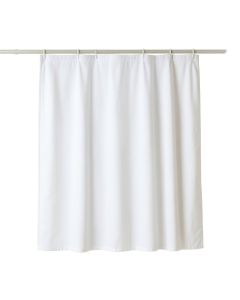 Brook Arc Shower Curtain Hanging Flat From A Plain Rod (synthetic illustration; no displayed measurements)