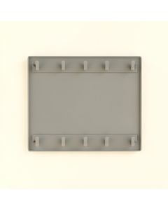 Reed Bridge Empty Wall-Mounted Tool Organizer Panel - Gray (synthetic illustration; no displayed measurements)