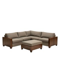 Chiquita 126 '' Wide Revolution Performance Fabrics® Symmetrical Modular Sectional With Ottoman