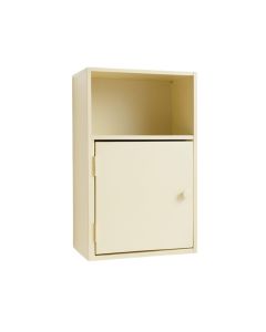 Birch Bridge Wall-Mounted Entry Cabinet - Cream (synthetic illustration; no displayed measurements)