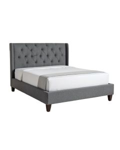 Palasota Tufted Solid Wood And Upholstered Standard Bed