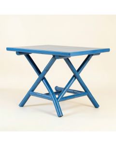 Flint Bridge Patio Table - Blue (synthetic illustration; no displayed measurements)