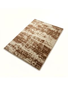 Iredale Abstract Tufted Wool Brown/Beige Area Rug (synthetic illustration; no displayed measurements)