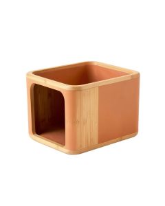 River Falls Empty Furniture-Style Litter Enclosure - Terracotta (synthetic illustration; no displayed measurements)