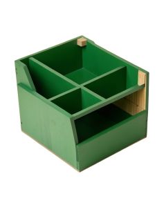 Oak Bend Empty Coffee-Station Organizer - Green (synthetic illustration; no displayed measurements)