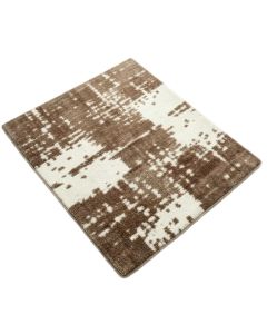Risley Abstract Tufted Wool Brown/Ivory Area Rug