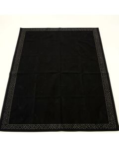 Heath Brook Rectangular Area Rug - Black (synthetic illustration; no displayed measurements)