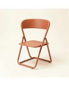 Rowan Dale Folding Outdoor Chair - Terracotta (synthetic illustration; no displayed measurements)