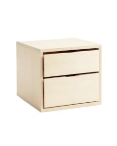 Elm Bend Small-Parts Storage Drawer Cabinet - Ivory