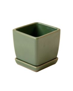 Holly Bluff Empty Planter - Green