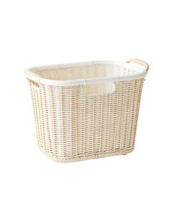 Brook Bridge Laundry Hamper - White