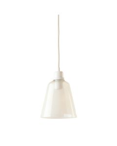 Flint Arc Pendant Light Suspended From One Plain Cable