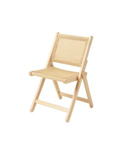 Holly Branch Folding Outdoor Chair - Ivory (synthetic illustration; no displayed measurements)