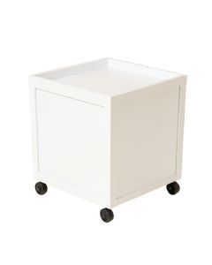 Sage Bend Empty Rolling Workshop Cart - White (synthetic illustration; no displayed measurements)
