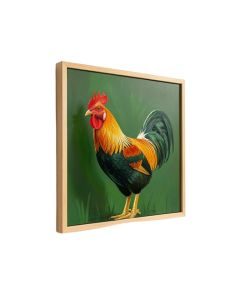 Rooster Painting (synthetic illustration; no displayed measurements)