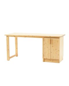 Sage Bend Empty Workshop Workbench - Ivory