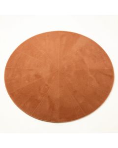 Hill Branch Round Area Rug - Terracotta (synthetic illustration; no displayed measurements)