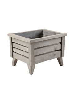 Heath Crest Empty Raised Planter - Gray