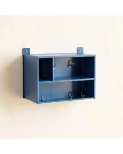Elm Bridge Wall-Mounted Entryway Organizer Shelf - Blue (synthetic illustration; no displayed measurements)