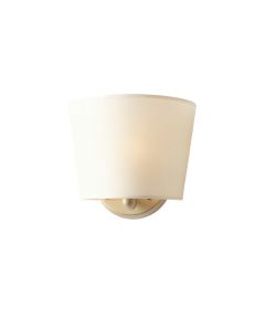 Glen Bridge Wall Sconce Mounted On A Plain Wall - Ivory (synthetic illustration; no displayed measurements)