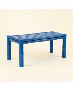 Rowan Edge Indoor Bench - Blue (synthetic illustration; no displayed measurements)