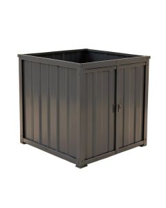 5 Ft. 2 In . W X 3 Ft. 4 In . D Metal Horizontal Garbage Shed (synthetic illustration; no displayed measurements)