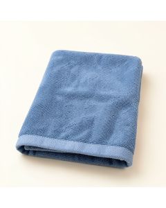 Fern Crest Bath Towel - Blue (synthetic illustration; no displayed measurements)