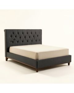Antonio Upholstered Tufted Low Profile Standard Bed (synthetic illustration; no displayed measurements)