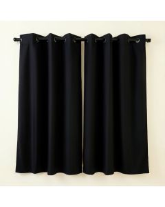 Crenshaw Solid Blackout Thermal Grommet Curtain Panels (synthetic illustration; no displayed measurements)