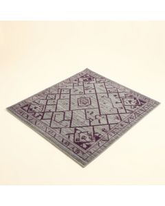 Tarboro Geometric Handmadetufted Gray/Purple Area Rug (synthetic illustration; no displayed measurements)