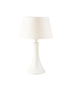 Delacroix 28.5 '' White Table Lamp (synthetic illustration; no displayed measurements)