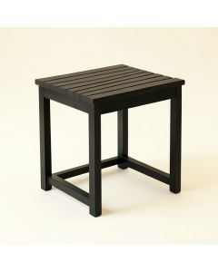 Aspen Canyon Compact Balcony Table - Black (synthetic illustration; no displayed measurements)