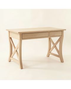 River Crest Writing Desk - Beige (synthetic illustration; no displayed measurements)