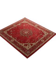 Kowloon Power Loom Deep Red Rug