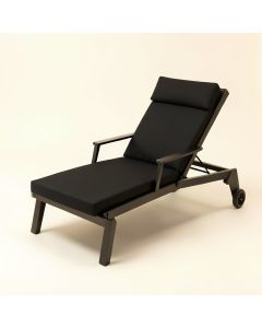 Adelinah Outdoor Reclining Chaise Lounge With Cushion (synthetic illustration; no displayed measurements)