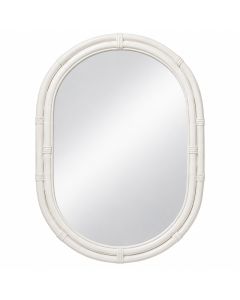 Laurel Bridge Framed Wall Mirror - White
