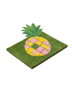 Gorski Pineapples Shaped Coir 27.5 In . X 15.75 In . Outdoor Door Mat