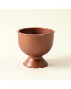 Vale Bend Empty Candle Holder - Terracotta (synthetic illustration; no displayed measurements)