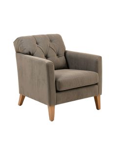 Potterslane 27.25 '' Wide Tufted Polyester Side Chair (synthetic illustration; no displayed measurements)