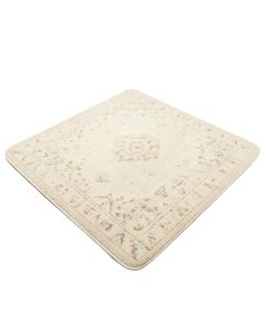 Pittsfield Bohemian Tufted Wool Cream Area Rug