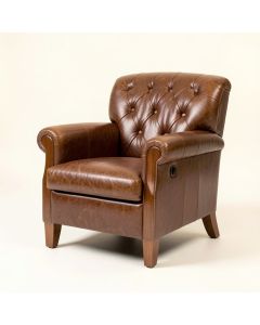 Jepsen 37 '' Wide Tufted Top Grain Leather Club Chair (synthetic illustration; no displayed measurements)