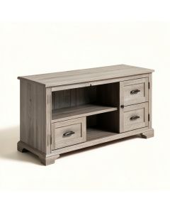 Console Table Sofa Table With Storage Console Tables For Entryway With Drawers And Shelf Rectangular Living Room Table Solid Wood Long ( Antique Grey ) (synthetic illustration; no displayed measurements)