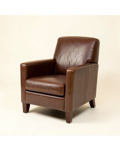 Emper Leather Arm Chair (synthetic illustration; no displayed measurements)