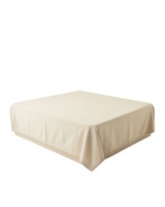 Stone Bridge Flat Bed Sheet - Beige